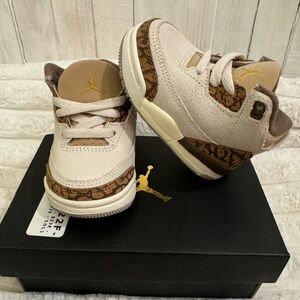 Jordan Retro 3 “Palomino” – Toddler Size 3C - New with box